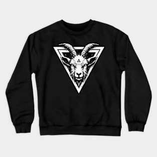 Goat head artwork Crewneck Sweatshirt